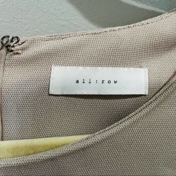 all:Row Tan Short Sleeve Belted Romper Size small - Picture 8 of 10